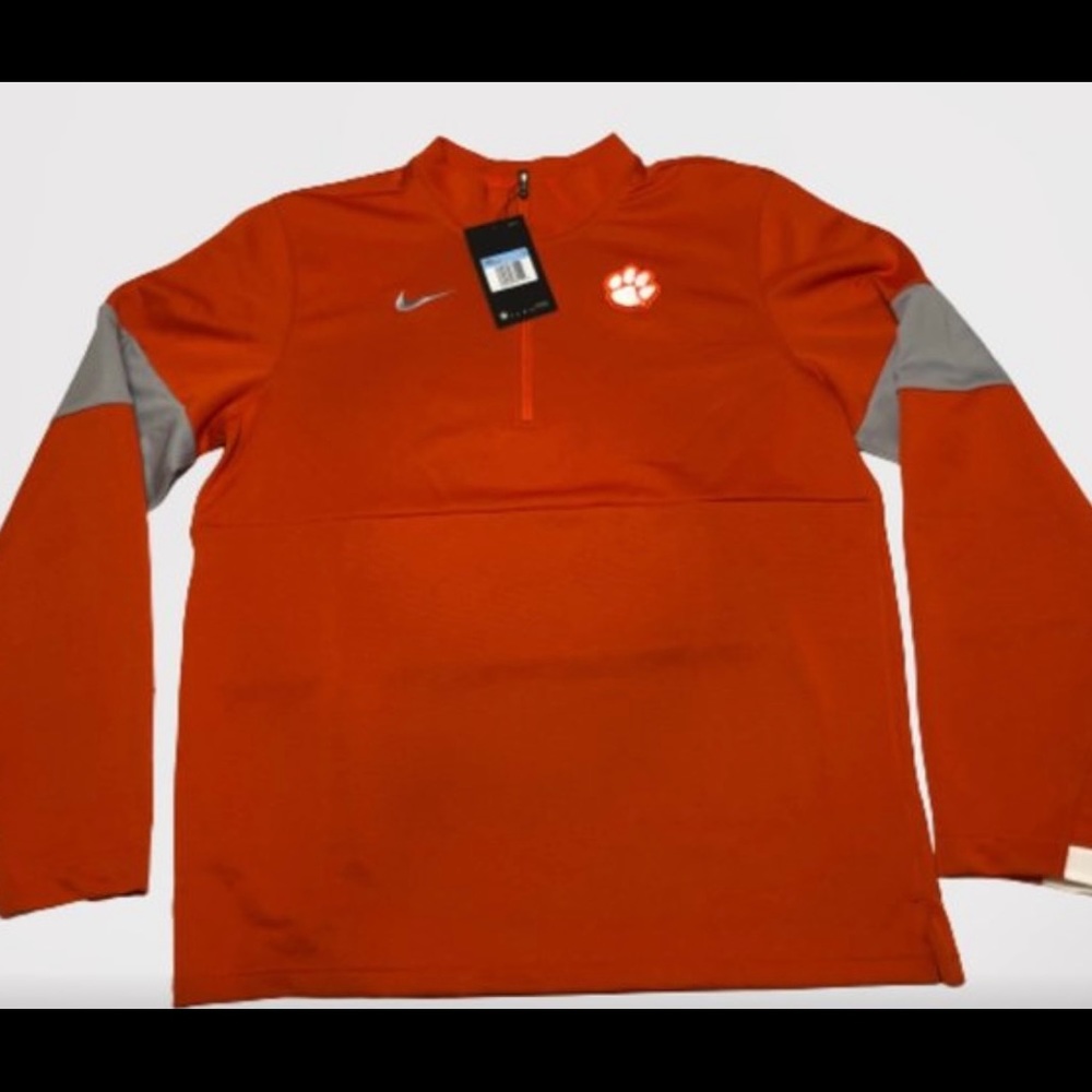 NIKE Therma Fit Mens 1/4 Zip Clemson jacket. Size Medium